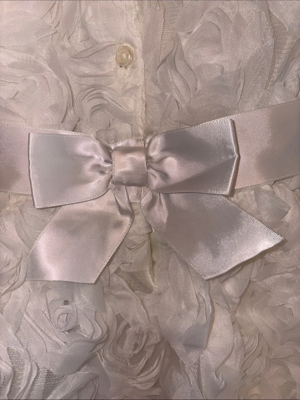 NWOT Gymboree White Rosette Party Dress